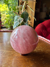 Load image into Gallery viewer, Rose Quartz Sphere
