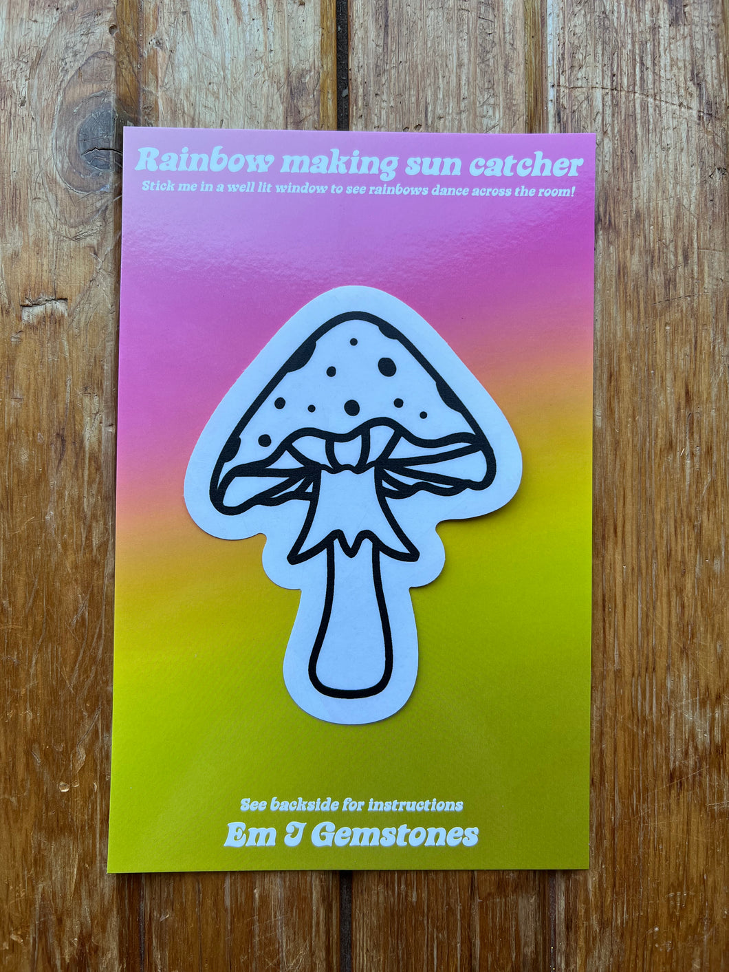 Rainbow Suncatcher Sticker