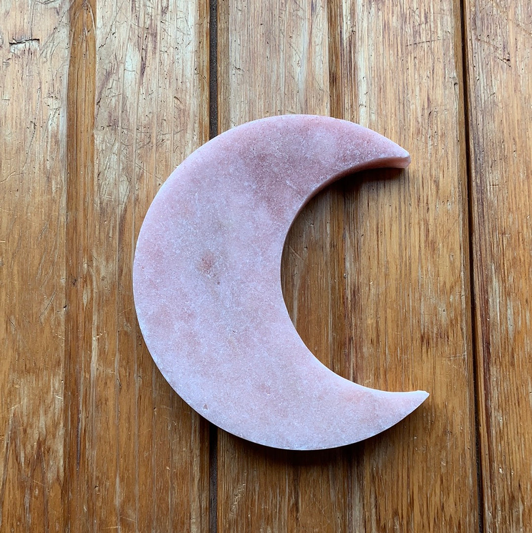 Pink amethyst moon large
