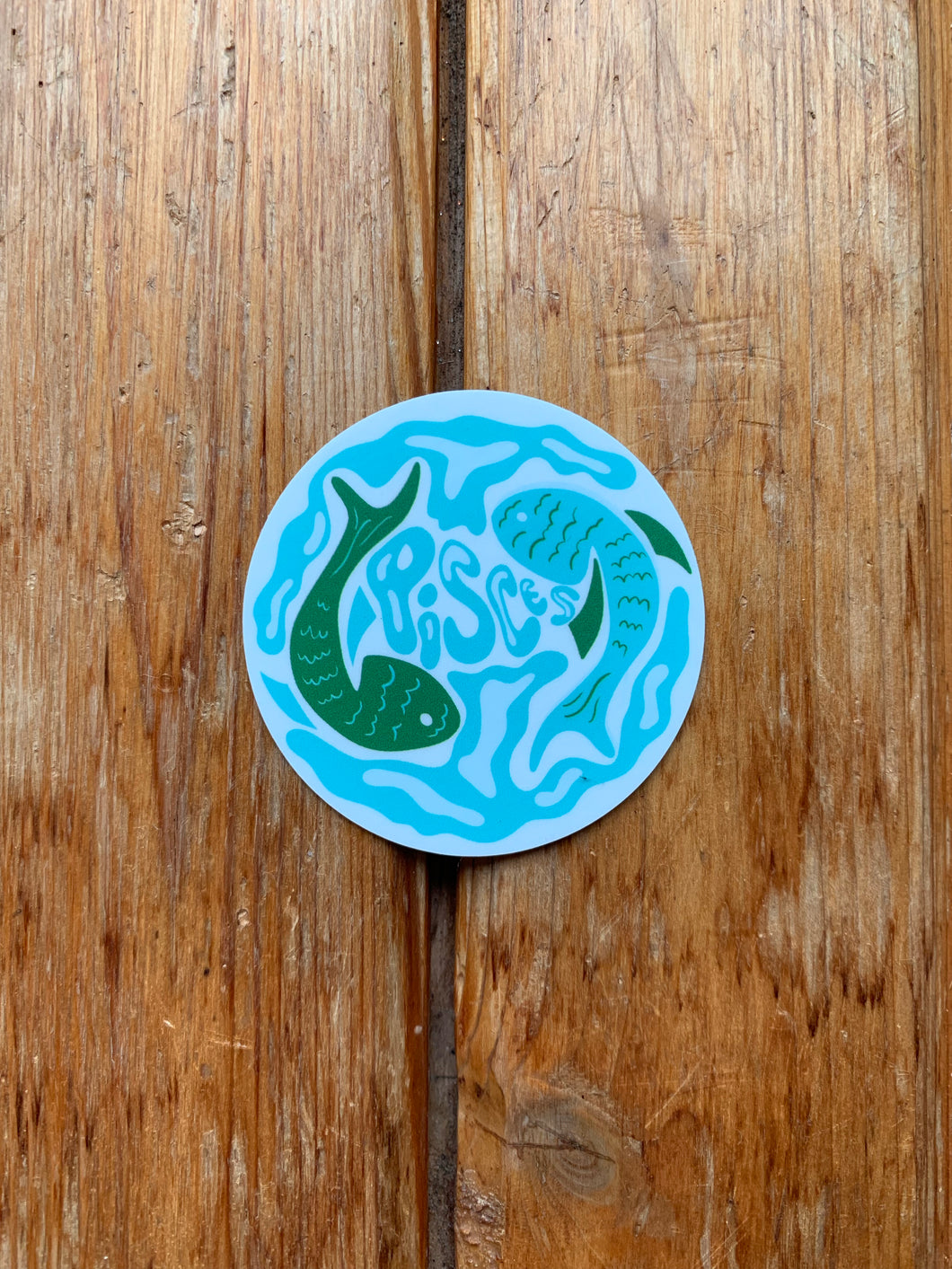 Pisces zodiac sticker