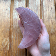 Load image into Gallery viewer, Rose quartz moon bowl
