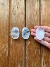 Load image into Gallery viewer, Clear quartz palm stone
