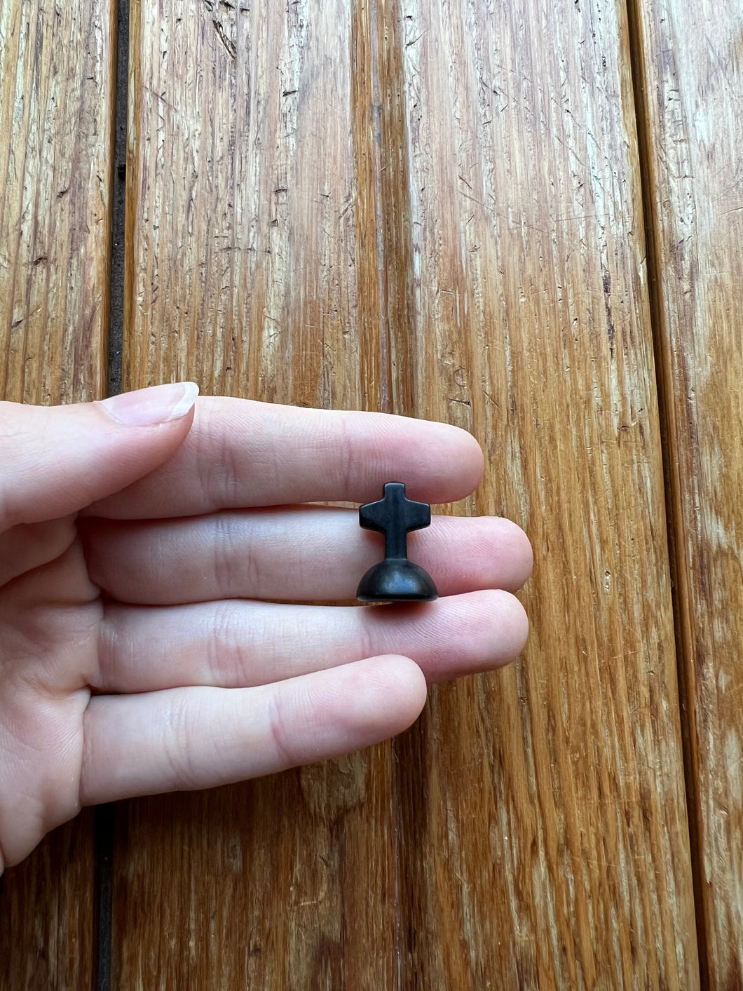 Mini Obsidian Cross