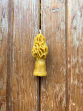 Load image into Gallery viewer, Morel Mushroom Beeswax Candle Small

